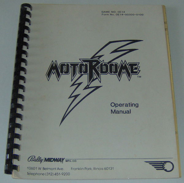 (image for) Bally Motordome Operating Manual
